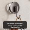 Suction Cup Hook Seamless No-drilling Vacuum Strong Load-bearing Adhesive Hook for Kitchen Backsplash and Bathroom