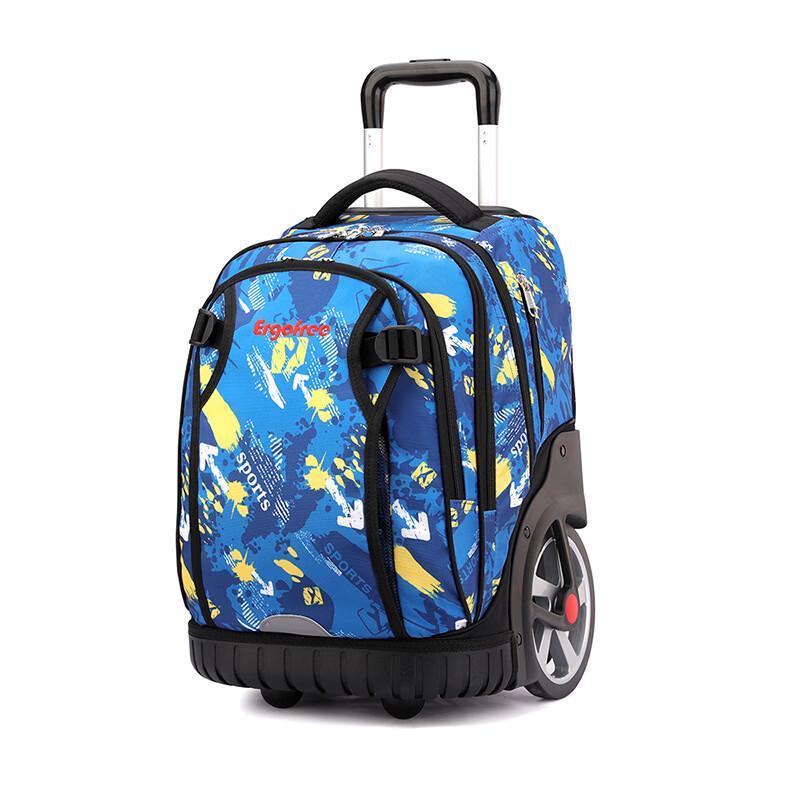 MDNG Large Capacity Rolling Backpack for Students & Adults