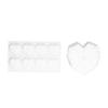 2 Piece Set Heart Mold Food Grade Silicone DIY Production Silicone Baking Mold for Baking Chocolate Fondant Wedding