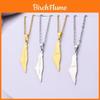 Stylish Geometric Stainless Steel Map Pendant Necklace For Women Israel And Palestine