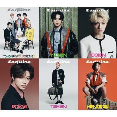 Magazyn ESQUIRE Korea, luty 2023 r. TXT,YEONJUN,SOOBIN,BEOMGYU,TAEHYUN,HUENINGKAI