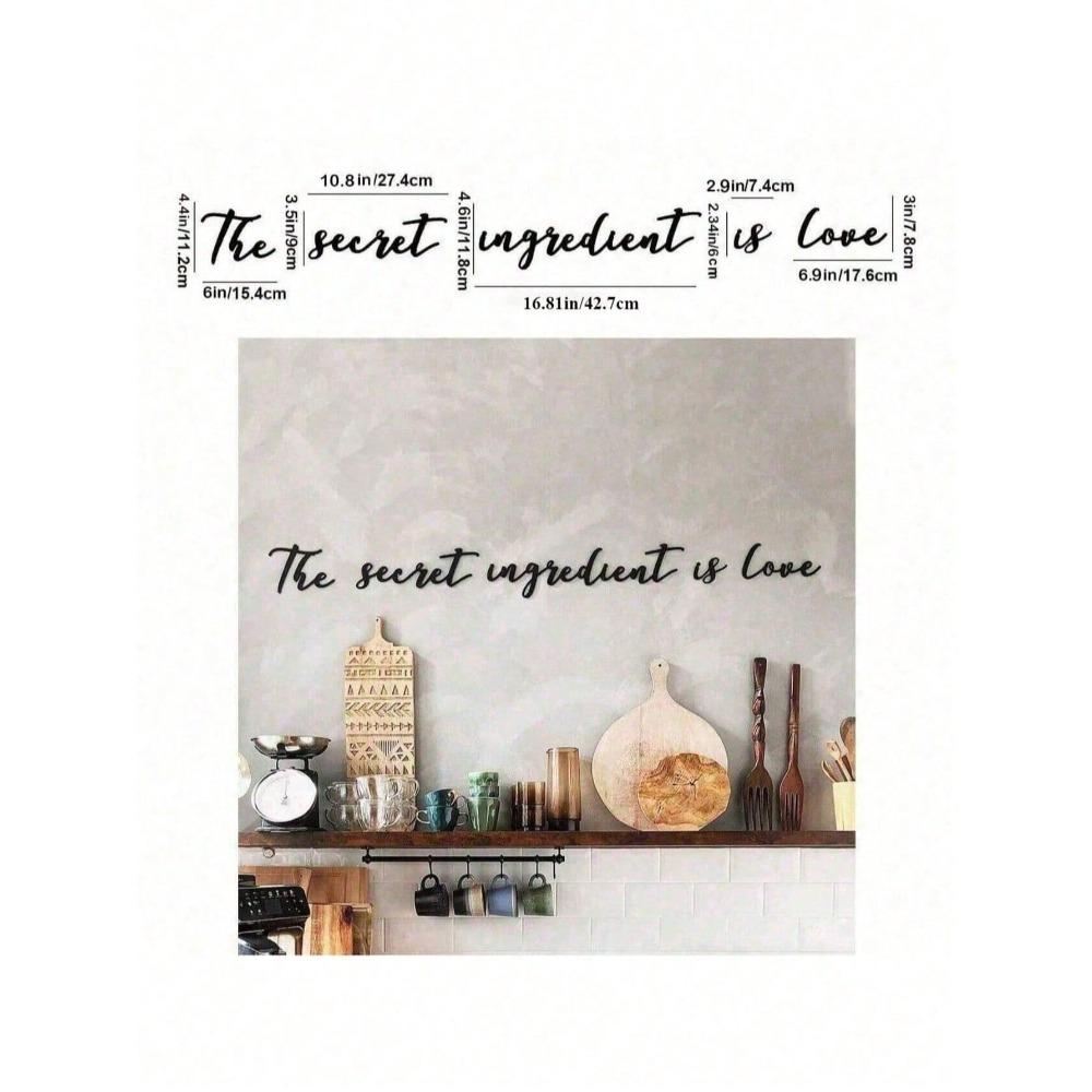 

Metal Wall Art Decor for Home and Kitchen Plaque Sign різнокольоровий