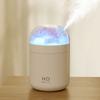 Eternal Flower Humidifier 2W 500ML Water USB Powered Desktop Humidifier with 7 Color Light for Bedroom