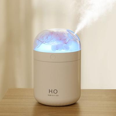Eternal Flower Humidifier 2W 500ML Water   USB Powered Desktop Humidifier with 7 Color Light for Bedroom
