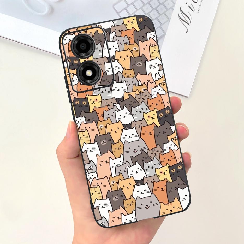 For Motorola Moto G04 Case XT2421-2 New Fashion Cartoon Cover Shockproof Phone Case For Motorola G04 Moto G04s MotoG04 Soft Bags