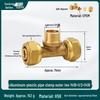 Copper-Aluminum Pipe Fittings for Heating Systems - Male & Female Thread Tee Elbow.