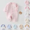 Baby Winter Snowsuit With Three Layer Cotton Insulation For Newborns And Toddlers