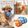 Dog Toy Ball With String - Bouncing Jump Ball, Interactive Pet Play Toy For Boredom & Exercise