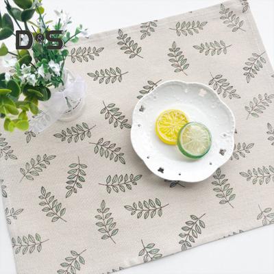 Placemat Çevre Dostu Peçeteler Tasarım Kumaş Dikdörtgen Masa Mat Malzemeleri