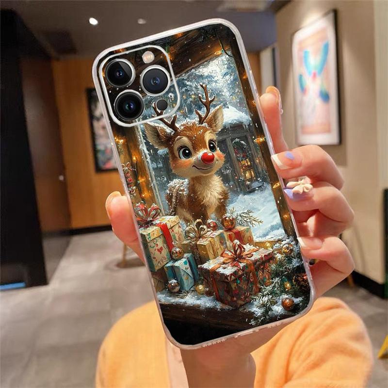 Christmas Art Phone Case For iphone 17 Pro Max 17 Air 16 15 14 13 Pro Max 15 16 Pro 15Plus Christmas Art