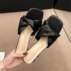 Net Red Stiletto Sandals and Slippers Women's 2025 New All-match Fashion Temperament Retro One-word High-heeled Sandals Pumps