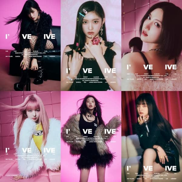 IVE IVE 1st Album Limited Jewel Case Version GAEUL Cover Mini Folded Poster On Sealed I've CD+1p Pack+20p PhotoBook+1p PhotoCard+Tracking