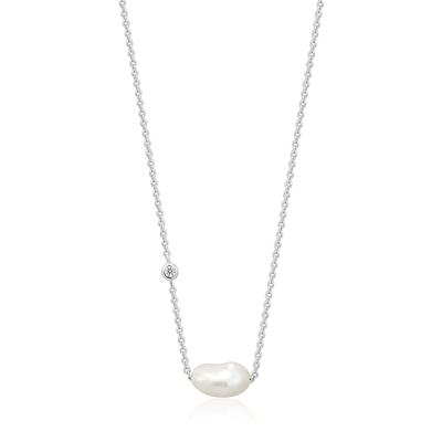 Ania Haie Freshwater Pearl Raindrop 925 Silver Necklace N019-02