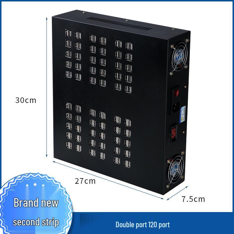 Multi-Port USB Charger Station for Mobile Phones - Fast Charging with 10/20/60 Ports