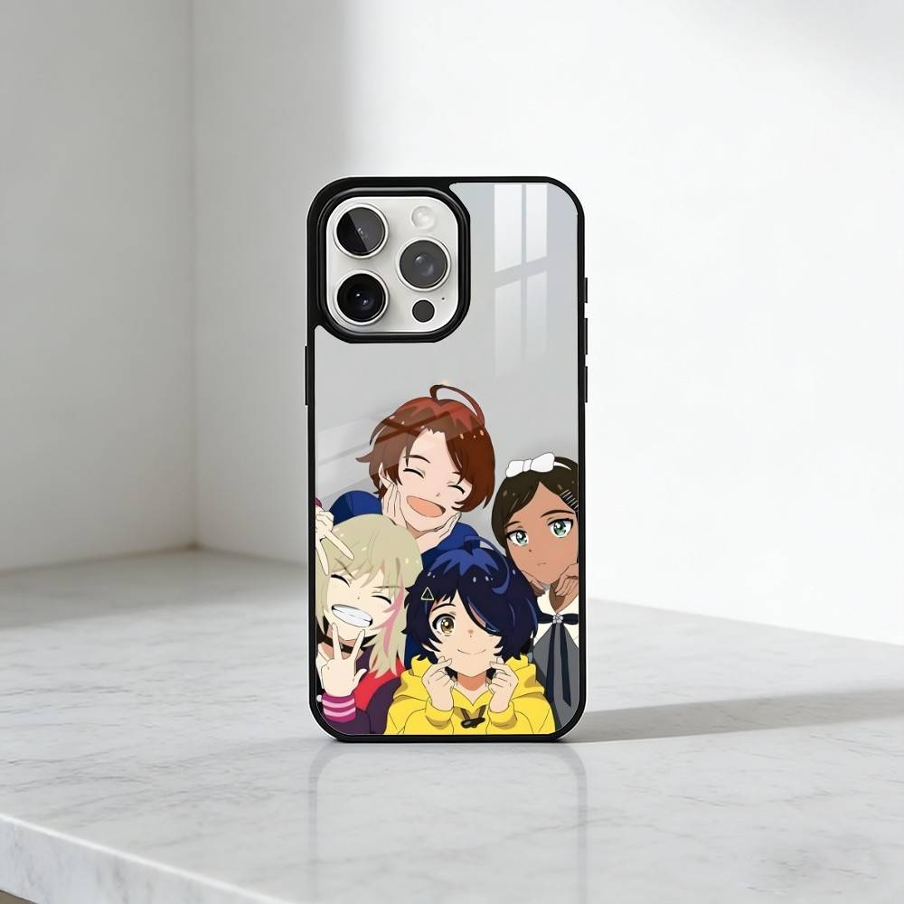 WEP Anime W-Wonder Egg P-Priority Phone Case For iPhone17,16,15,14,13 Plus,Pro Max Magnetic For Magsafe Wireless Charging