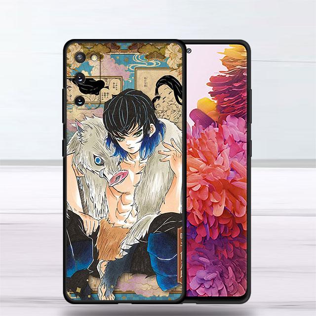 Husa pentru Samsung Galaxy S22 Ultra S20 FE S21 Plus S10 Lite S10e S9 S8 S7 Husa de telefon din silicon Funda moale Demon Slayer Art Fundas