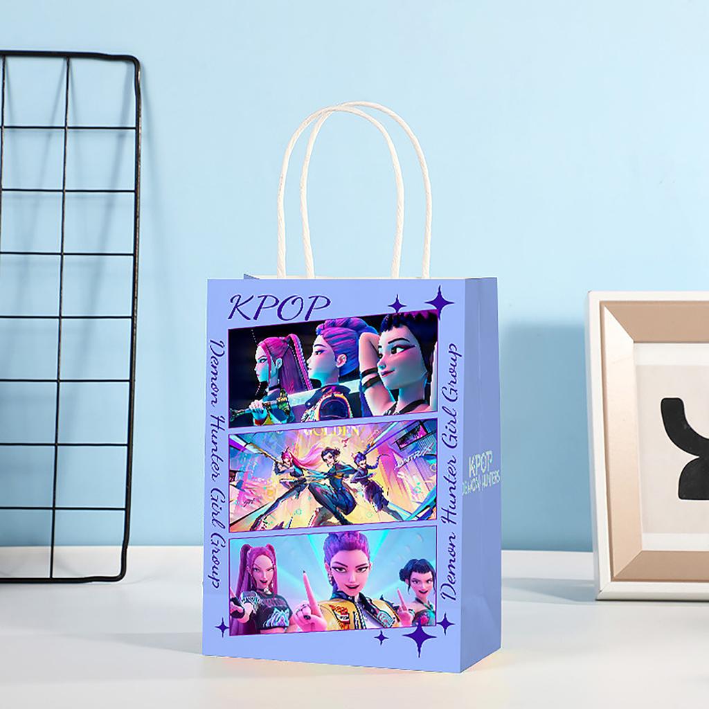 Party Gift Bags Party Supplies Cartoon Candy Bags, Tote Bags, Gift Bags For Kids Paper Packs Adults Birthday Party Decora