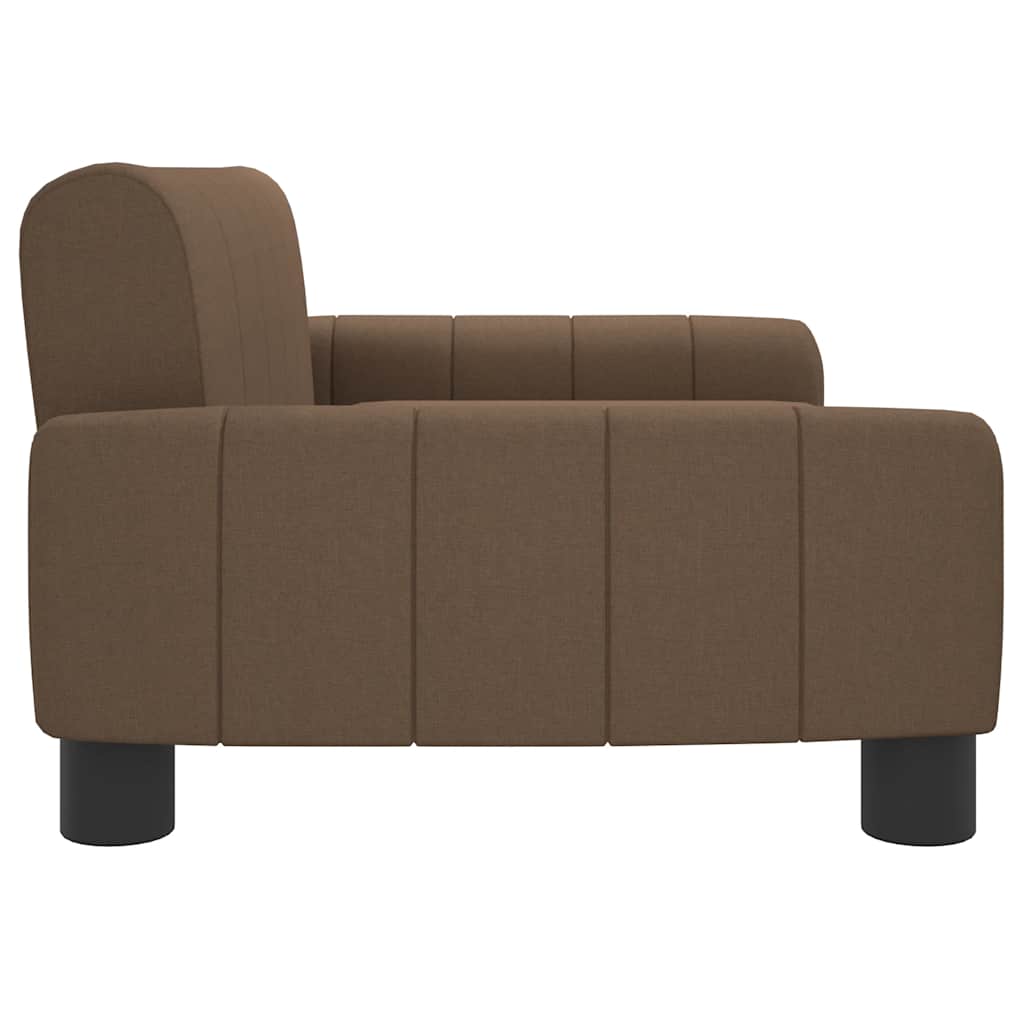 Kids Sofa Brown 70x45x30 Cm Fabric
