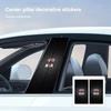 2Pcs Car Logo Center Pillar Protective Film Anti-scratch 3D Sticker Decal For KIA Cerato Sportage R K2 K3 K5 K6 K7 K8 RIO 3 4 Sorento Picanto