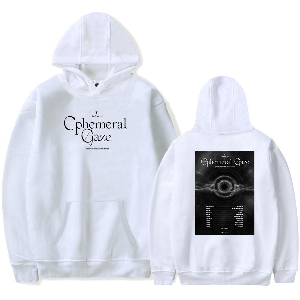 Taemin Ephemeral Gaze Printed Sweatshirt Outdoor Sport Cosplay Pullovers Hoodie Cosplay Costume