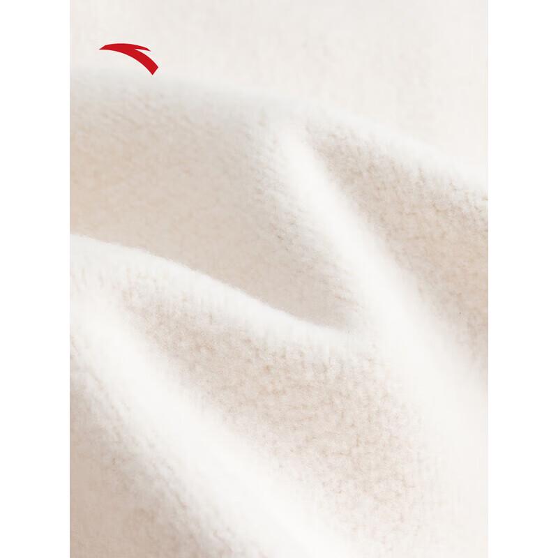 Anta Men's Puffy Fleece Lined Pullover Sweatshirt