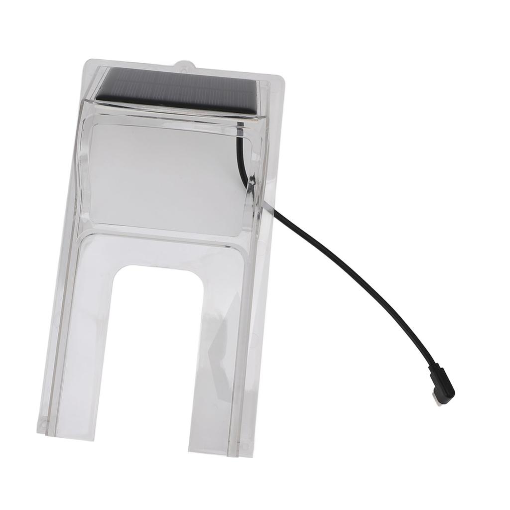 Doorbell Rain Cover Transparent Plastic ABS Weatherproof Solar Powered Door Bell Cover