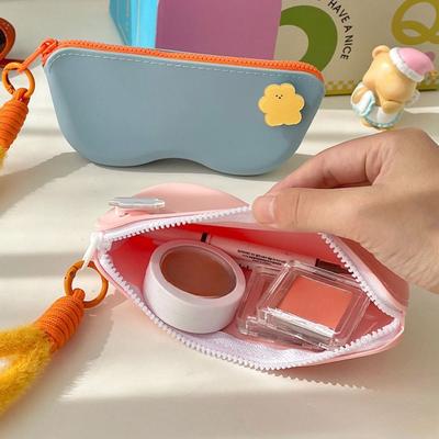 Eco-friendly Portable Zipper Eyeglasses Bag Waterproof Glasses Storage Bag Travel Essentials