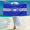 1pc C-Chelsea Beach Towel, Comfortable and Thick, and Swimming/Bath/Picnic/Camping Towel, Suitable for Seaside Beaches