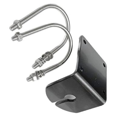 Aluminum Alloy Shortwave UV Dual-Band Antenna Bracket For Balcony For Outdoor Vehicle Tubular Clamp Base