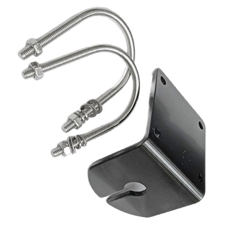 Aluminum Alloy Shortwave UV Dual-Band Antenna Bracket For Balcony For Outdoor Vehicle Tubular Clamp Base