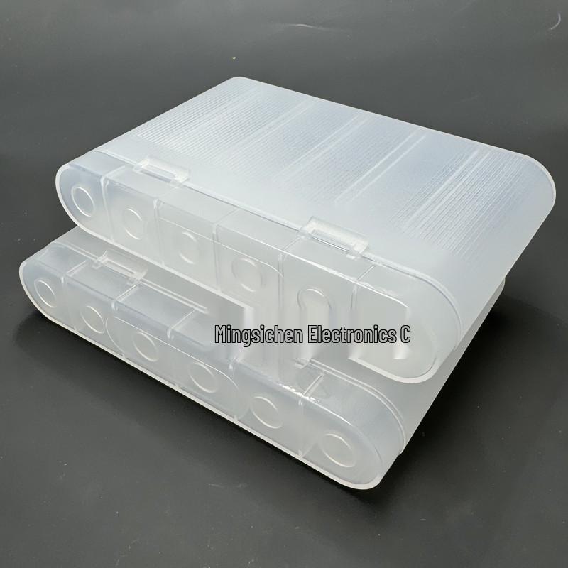 6-Cell 18650 Lithium Battery Storage Case - New PP Material Protective Box