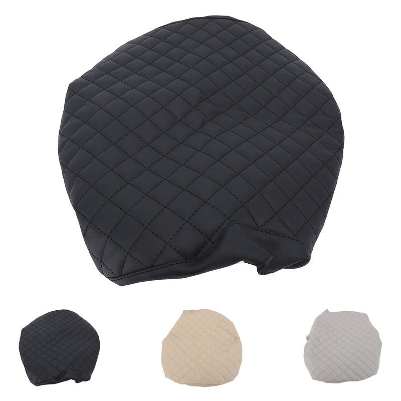 Car Armrest Cover Center Console Cover PU Leather Protective Armrest Seat Box Lid for F-450 2017 to 2024 with 40 20 40 Jump Seat