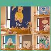 Eleganter Klettvorhang Fenster 200cm Selbstklebend Weiches Polyester Heimdeko
