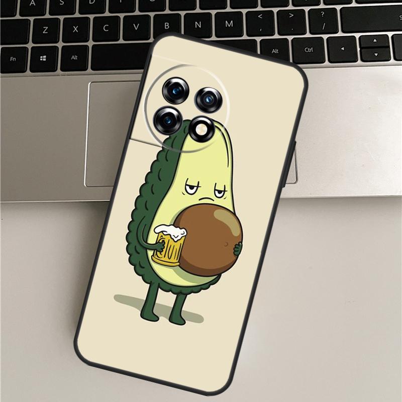 Cute Avocado Fruits Case For OnePlus Nord 5 CE 3 4 Lite N20 N30 OnePlus 15 13 12 11 10 Pro 10T 13R 13T 15R Cover