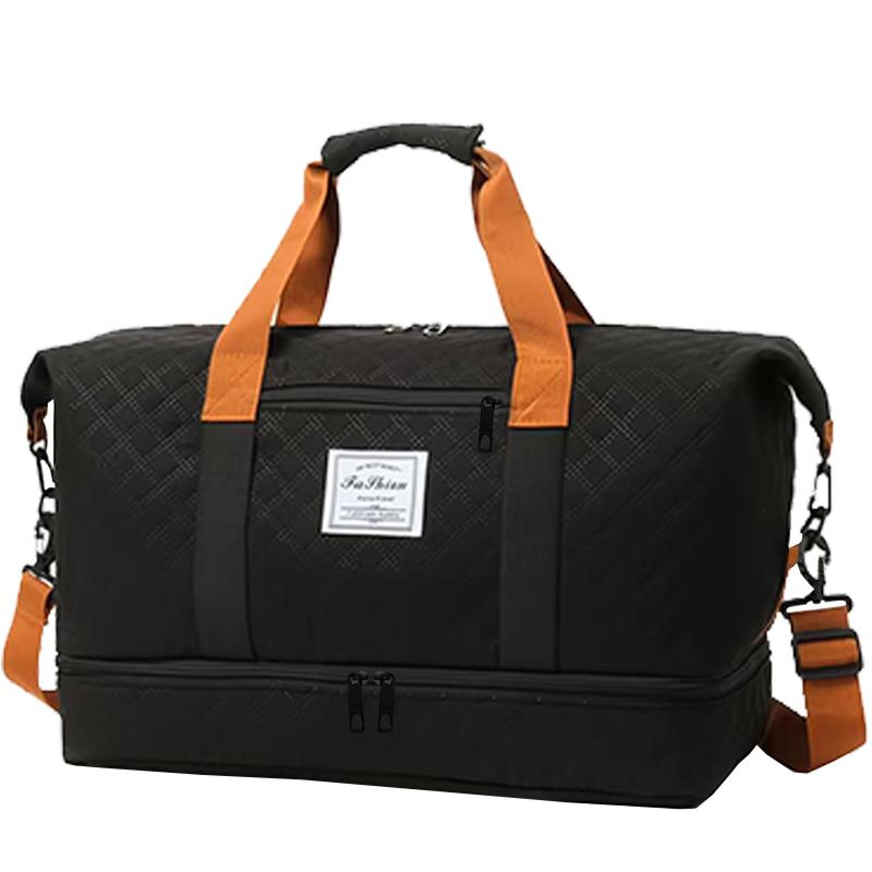 Quilted Travel Duffle Bag Casual Single Shoulder Bag for Vacation Trip Gym Daily Luggage Festival Gifts
