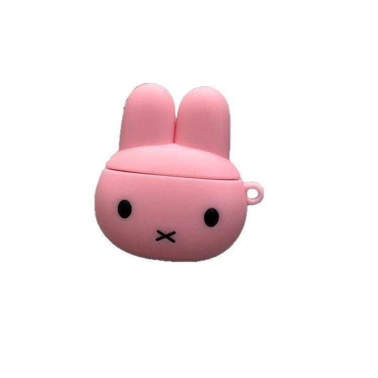 Cute Miffy Rabbit AirPods Pro1 Apple Bluetooth Headset Case 1/1 Generation Cartoon Silicone Protective Cover Is Suitable for