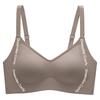 Traceless underwear women's big breasts show small soft support, pull and gather, close secondary breasts, anti-sagging large size mm bra cover