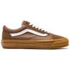 Vans Lx Old Skool Comfortable Fashion Low Top Skate Shoes Unisex Sneakers Brown White VN000D560E01