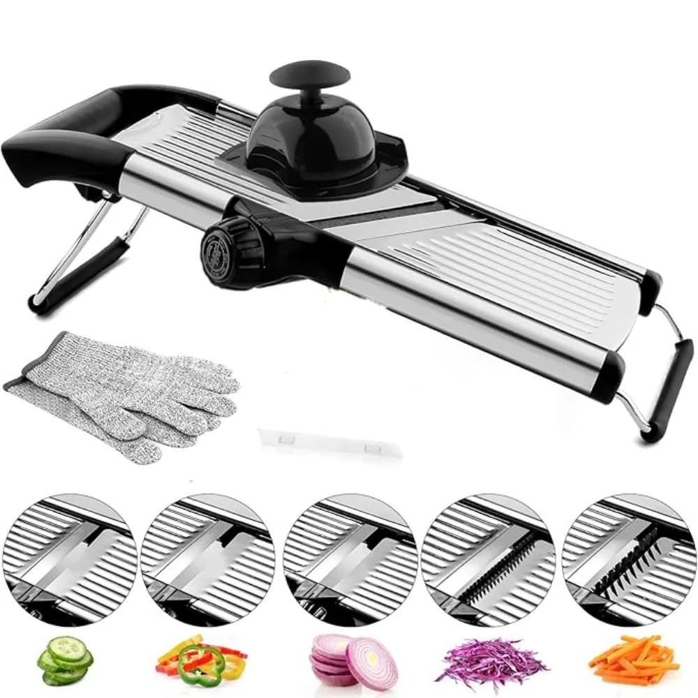 Multifunctional Adjustable Vegetable Slicer Stainless Steel Professional Efficient