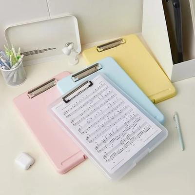 Schreibblock, Memo-Zwischenablage, Testpapier-Aufbewahrungsbox in Bonbonfarbe, A4-Dateiordner, Zwischenablage-Organizer, Schreibwaren, Schulbedarf