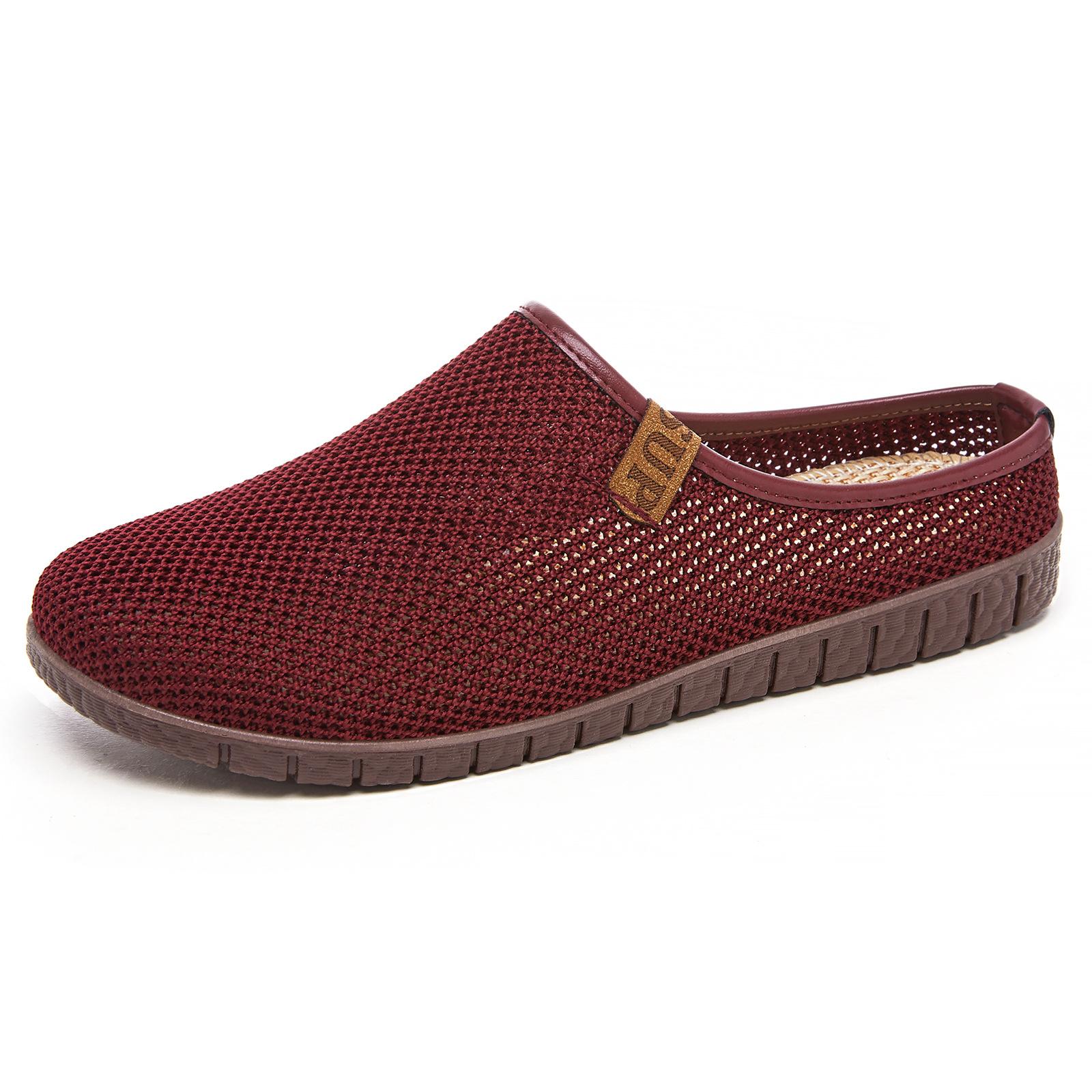 

Women Summer Mesh Closed-Toe Slip-On Backless Clogs Breathable Soft Sole Comfortable Lightweight Casual Shoes for Outdoor Daily Wear 36