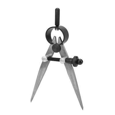 45# Stahl Leder Handwerk Kompass Flügel Teiler Feder Teiler Messschieber mit abgeschrecktem Bein(75 mm)