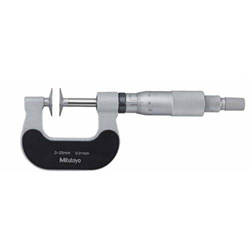 Mitutoyo PDM-25B Linear Tooth Thickness Micrometer (169-201-10) with a Measurement Range of 0-25mm