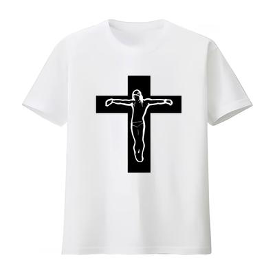 Black Cross Jesus Religion Crucifix Jeff Buckley Music Grace Christ T Shirt Stylish Unisexs Clothing Womens 2026 Summer T Shirt