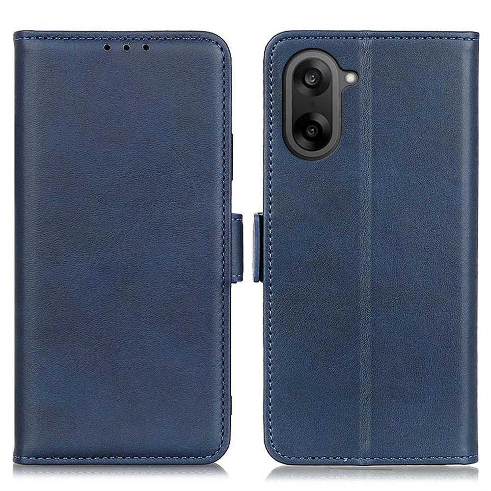 For OnePlus Nord CE5 5G Case Stand Cowhide Texture PU Leather Phone Cover