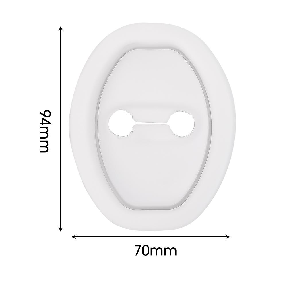 Încuietoare ușii mașinii capac cataramă Amortizor de șoc Încuietoare ușii automată Anti-coliziune cu absorbție a șocurilor Pad de protecție pentru Tesla Model 3/Y