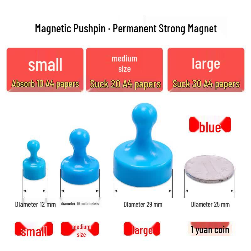 Jujie Colored Magnetic Pushpins