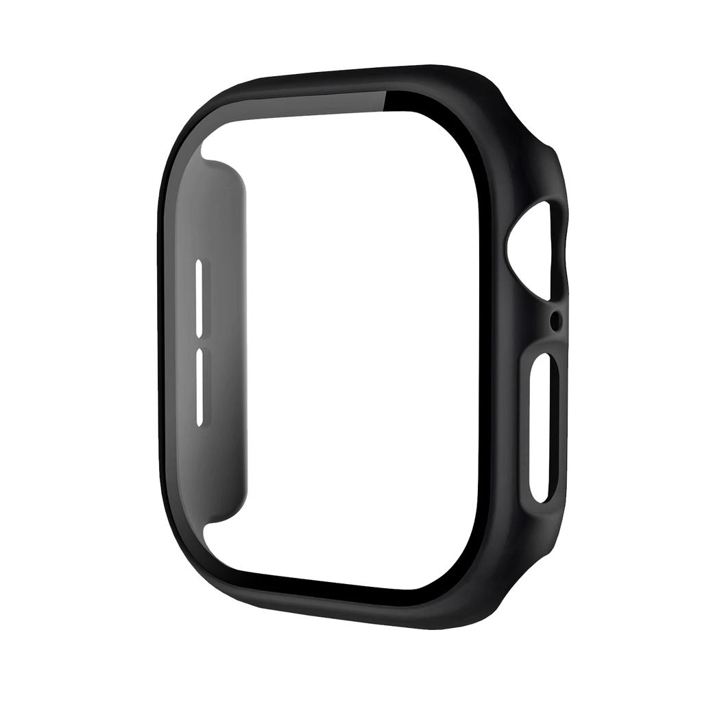 Tempered Glass+Cover For Apple Watch 10 42mm 46mm Matte Hard PC bumper Screen Protector Case iWatch series 10 42/46 Accessories