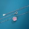 Kirschblüten-Halskette Damen Leichter Luxus Nische Koreanische Ausgabe ins Einfacher Koreanischer Rosa Kristall Damen-Accessoires