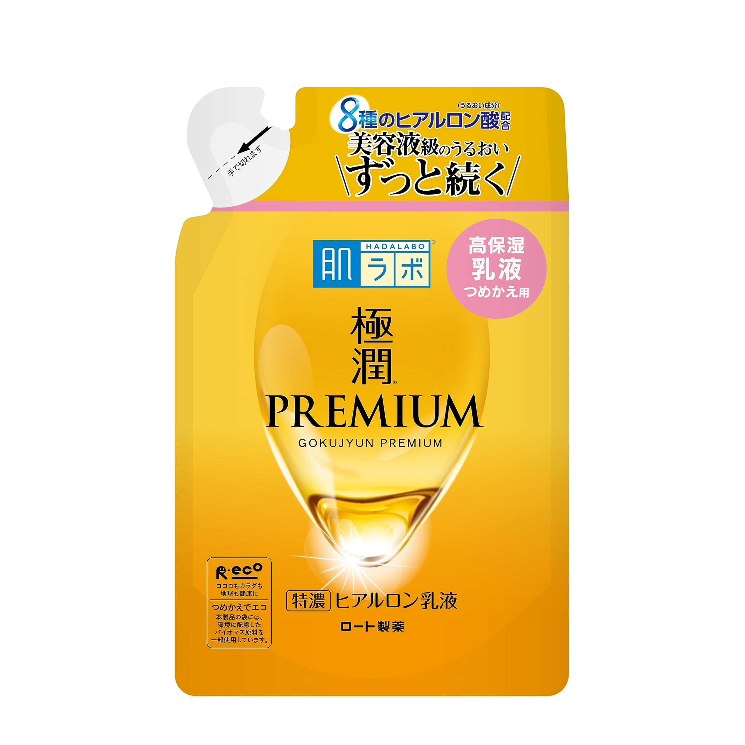 

Hada Labo Gokujun Premium Гиалуроновая эмульсия-крем-наполнитель 140 мл (х 1)
